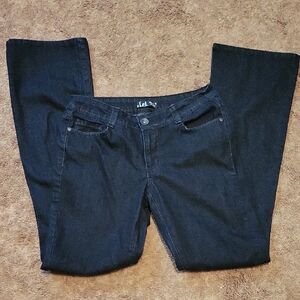 LEI Women's Black Flare Jeans